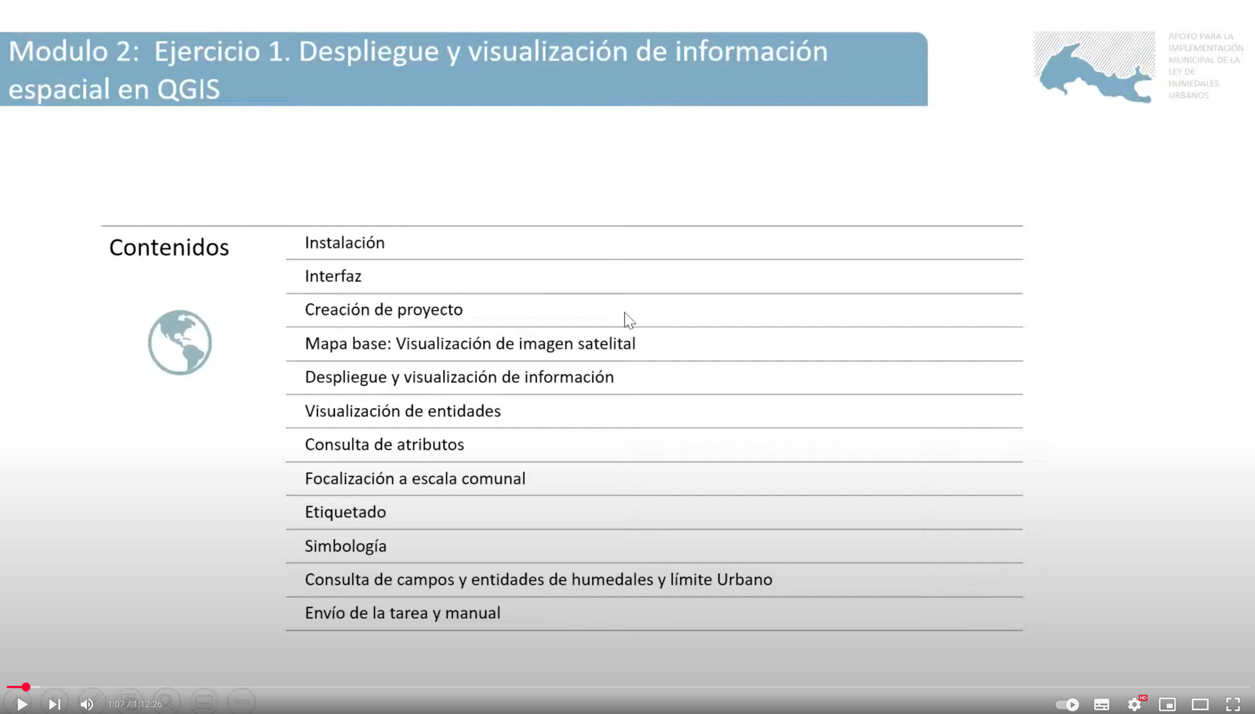 Módulo 2- Curso Aplicación de herramientas SIG para la implementación de la ley 21.202